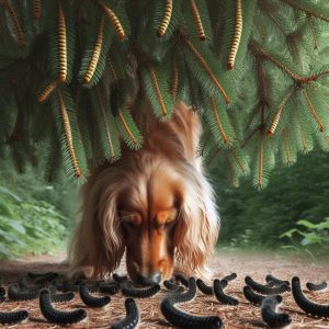 Oruga procesionaria perros